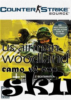 Box art for us airman woodland camo v2 css skin