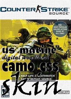 Box art for us marine digital woodland camo css skin