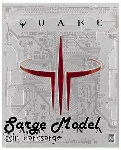 Box art for Sarge Model Skin darksarge