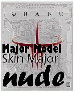 Box art for Major Model Skin Major nude