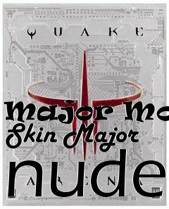 Box art for Major Model Skin Major nude