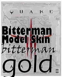 Box art for Bitterman Model Skin bitterman gold