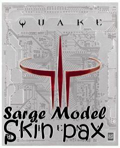 Box art for Sarge Model Skin pax