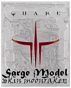 Box art for Sarge Model Skin moonraker