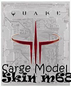 Box art for Sarge Model Skin m6809