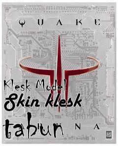 Box art for Klesk Model Skin klesk tabun