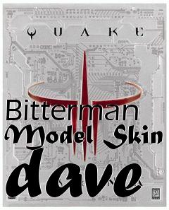 Box art for Bitterman Model Skin dave