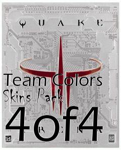 Box art for Team Colors Skins Pack 4of4