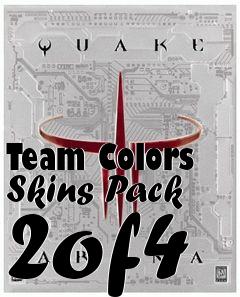 Box art for Team Colors Skins Pack 2of4