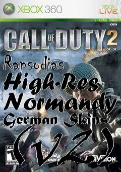 Box art for Rapsodias High-Res Normandy German Skins (v2)