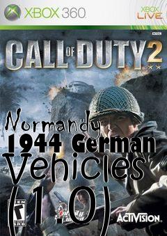 Box art for Normandy 1944 German Vehicles (1.0)
