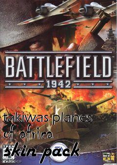 Box art for takiwas planes of africa skin pack