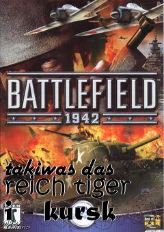 Box art for takiwas das reich tiger i - kursk