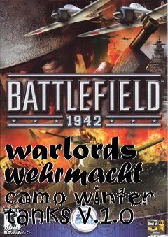 Box art for warlords wehrmacht camo winter tanks v.1.0