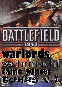 Box art for warlords wehrmacht camo winter tanks v.1.0