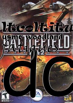 Box art for ltcoltitus usmc woodland fatigues dc