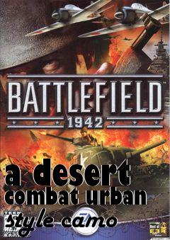 Box art for a desert combat urban style camo