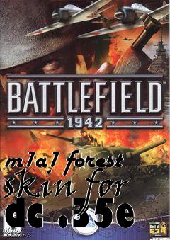 Box art for m1a1 forest skin for dc .35e