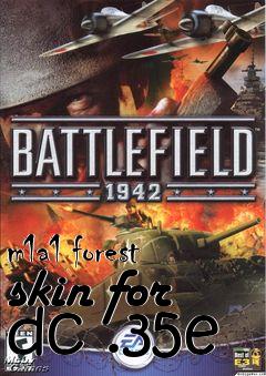 Box art for m1a1 forest skin for dc .35e