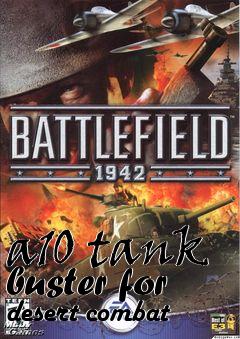 Box art for a10 tank buster for desert combat