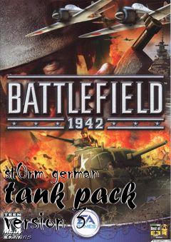 Box art for st0rm german tank pack version 3