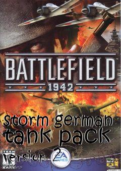 Box art for st0rm german tank pack version 2