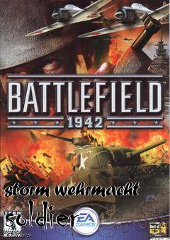 Box art for storm wehrmacht soldier