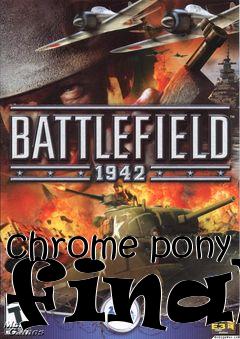 Box art for chrome pony final