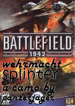 Box art for wehrmacht splinter a camo by panzerjager