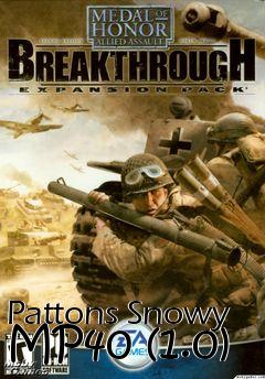 Box art for Pattons Snowy MP40 (1.0)