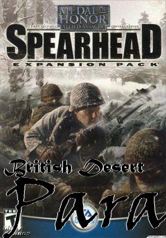 Box art for British Desert Para