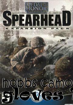 Box art for hobbs camo gloves 1