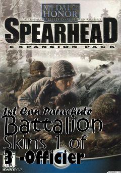 Box art for 1st Can Parachute Battalion Skins 1 of 3 -Officier