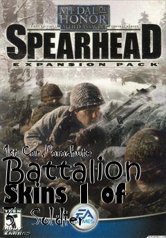 Box art for 1st Can.Parachute Battalion Skins 1 of 3  Soldier