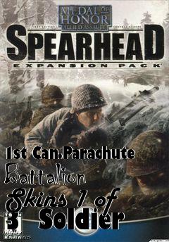 Box art for 1st Can.Parachute Battalion Skins 1 of 3  Soldier