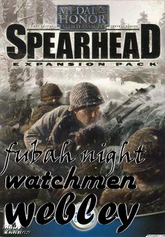 Box art for fubah night watchmen webley