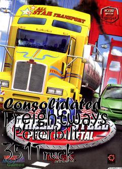 Box art for Consolidated Freightways - Peterbilt 351Truck