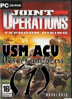 Box art for USM ACU  Desert uniforms (1)