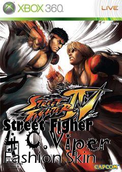 Box art for Street Figher 4 C.Viper Fashion Skin