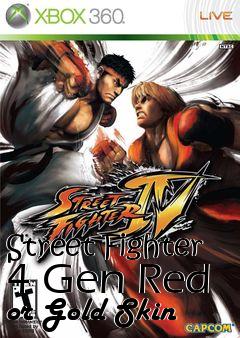 Box art for Street Fighter 4 Gen Red or Gold Skin