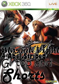 Box art for Street Fighter 4 Abel Striped Gi top and Shorts