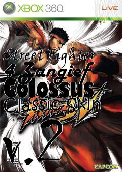 Box art for Street Fighter 4 Zangief Colossus Classic Skin v.2