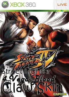 Box art for Street Fighter 4 Vega Blood Claw Skin