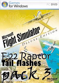 Box art for F-22 Raptor Tail flashes pack 3