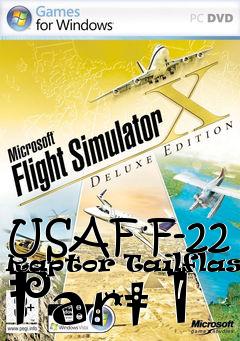 Box art for USAF F-22 Raptor Tailflashes Part 1
