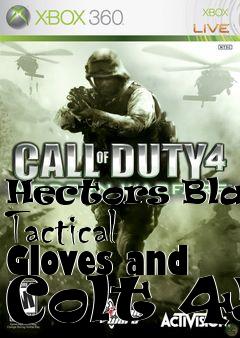 Box art for Hectors Black Tactical Gloves and Colt 45