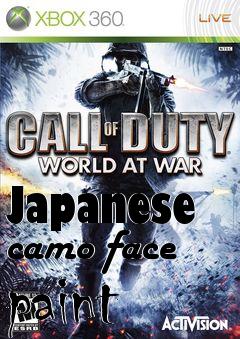 Box art for Japanese camo face paint