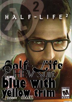 Box art for Half-Life 2: HEV Suit blue with yellow trim