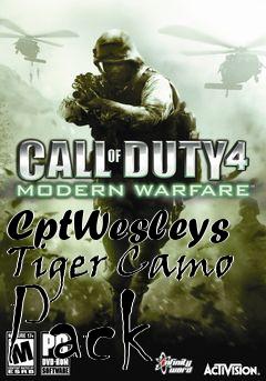Box art for CptWesleys Tiger Camo Pack