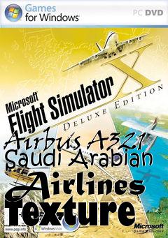 Box art for Airbus A321 Saudi Arabian Airlines Texture